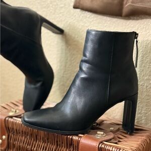 MIA Black Heeled Boots